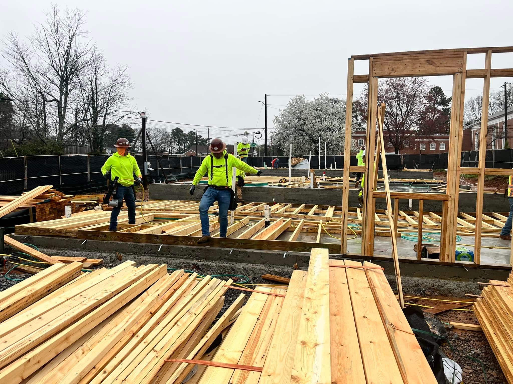 BCG custom home under construction in North Georgia