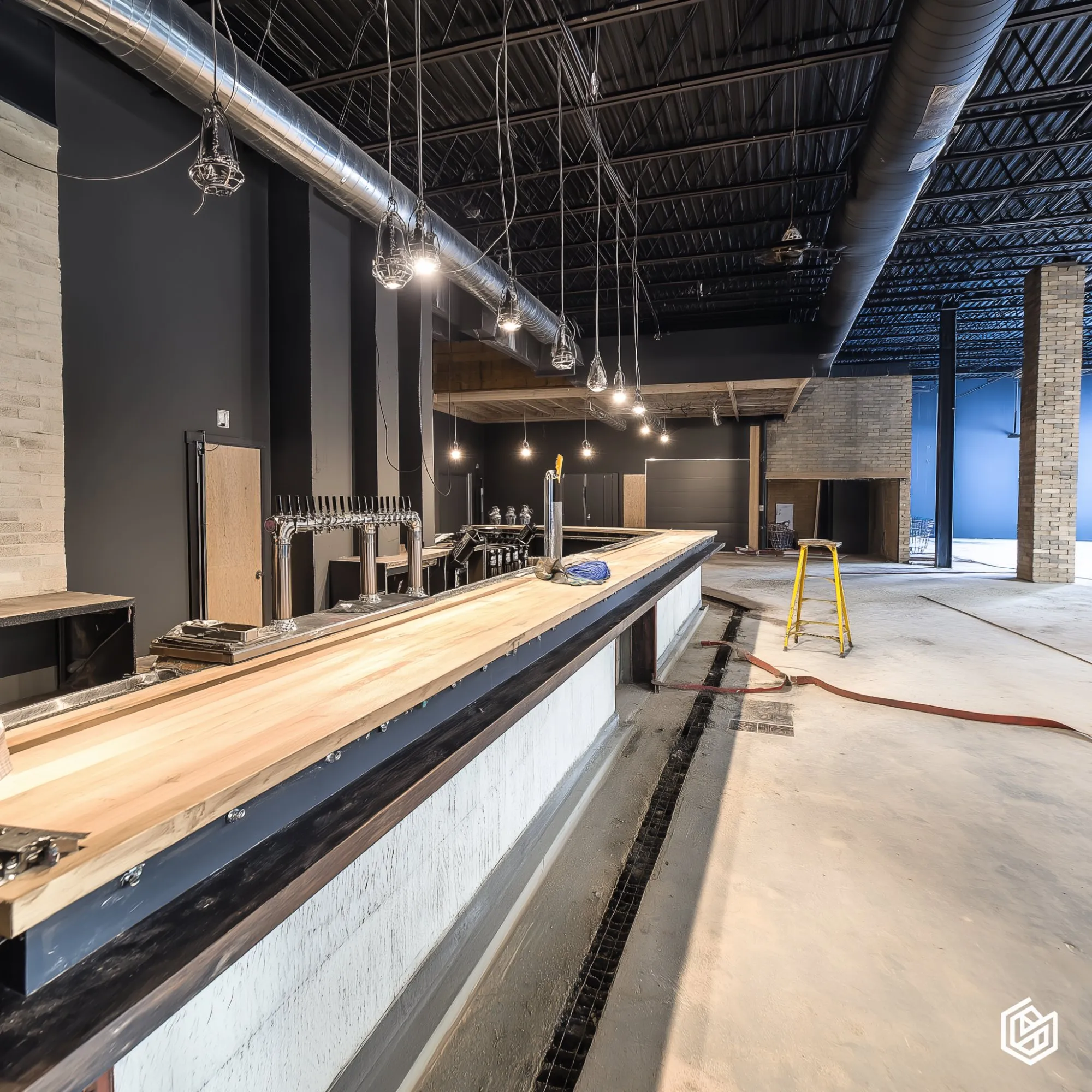 Bar and Brewery Construction by Bowser Construction Group in Forsyth County, GA