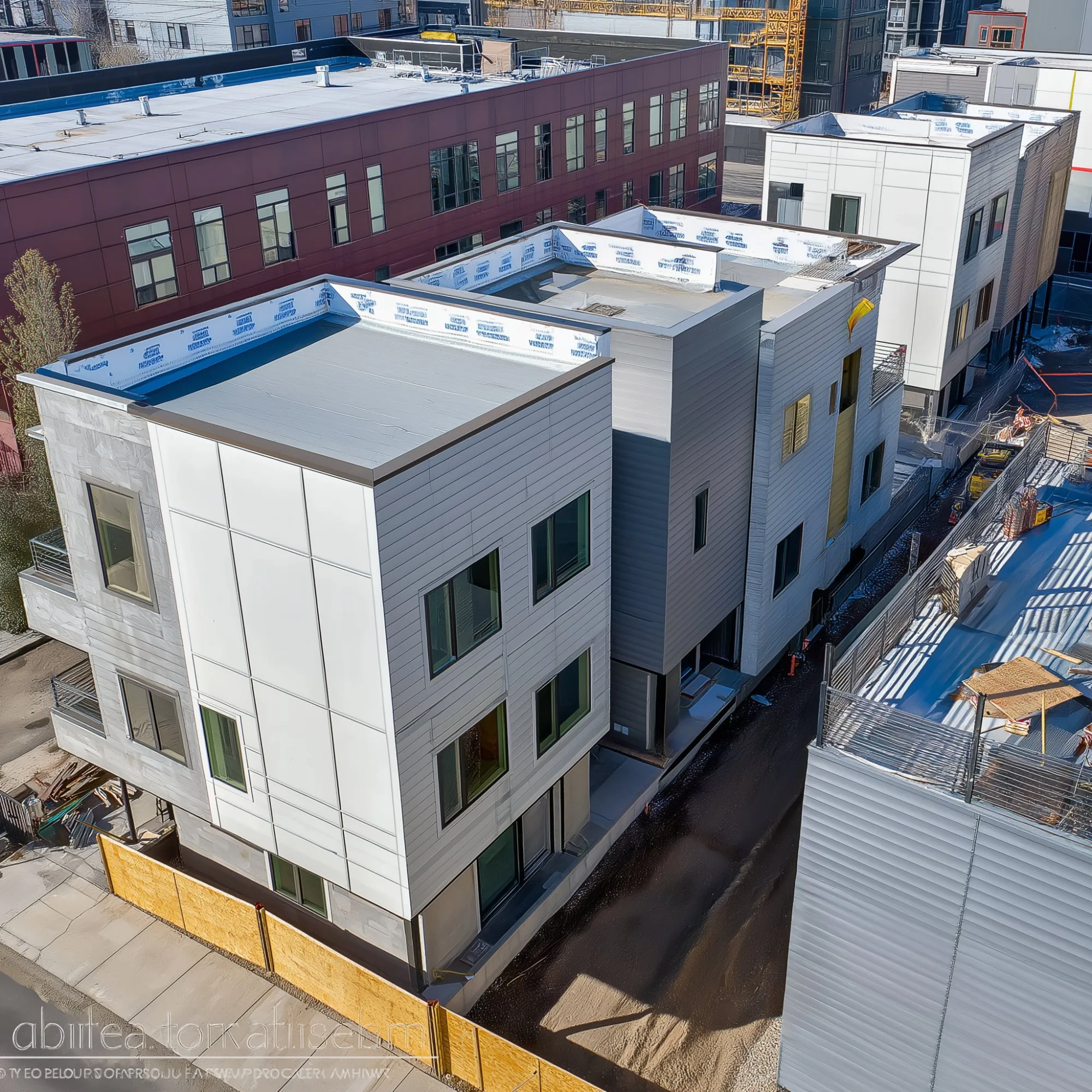 Urban Infill Townhome Development by Bowser Construction Group in Metro Atlanta